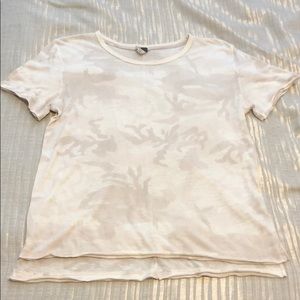 Free People Camouflage tee